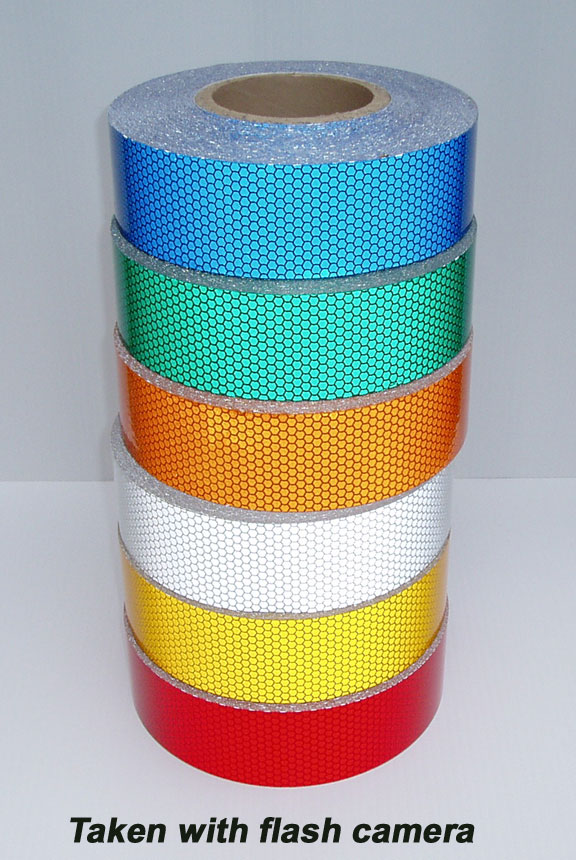 Reflective Safety Tape White 2x164 Ft - Honeycomb Waterproof Adhesive For Vehicles & Outdoor